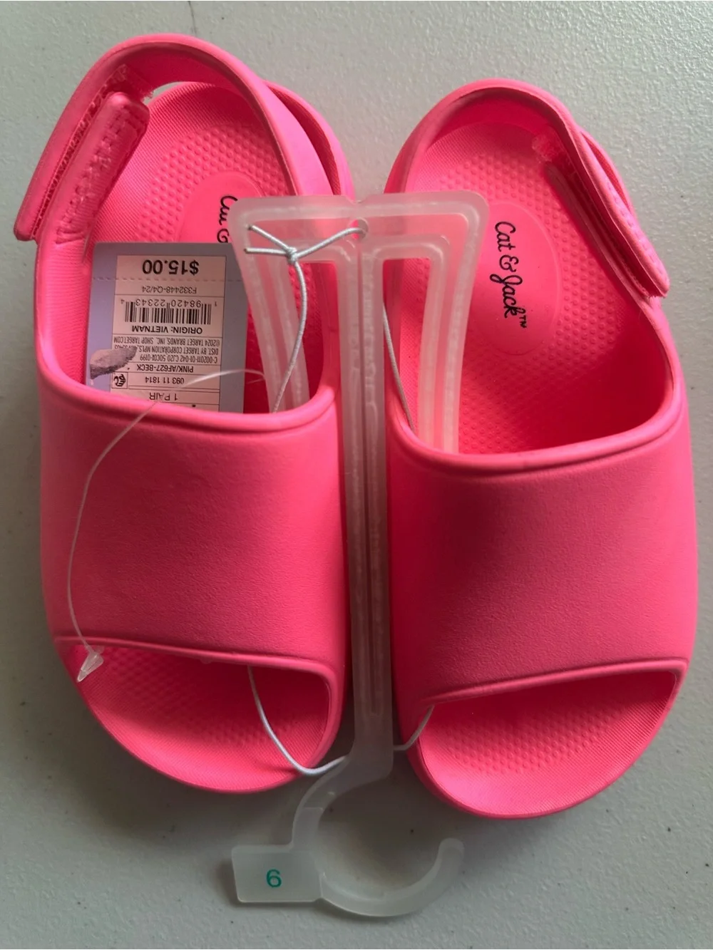 Cat & Jack Hot Pink Slide Sandals for Kids